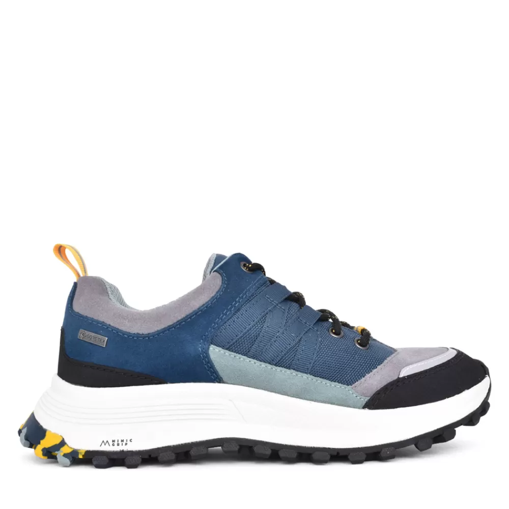Ladies CLARKS Ladies Atltrekpathgt Combi D-Fit Trainer In Teal