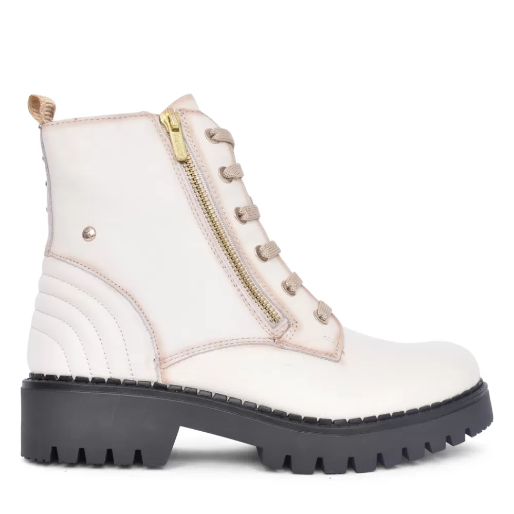 Ladies PIKOLINOS Ladies Aviles Ankle Boot In Ivory