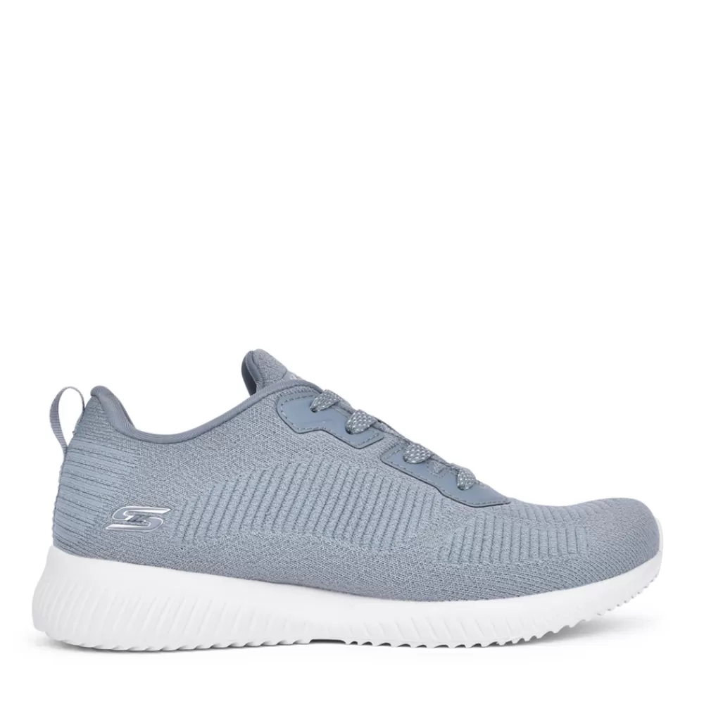 Ladies SKECHERS Ladies Bobs Sports Squad Trainer In Grey