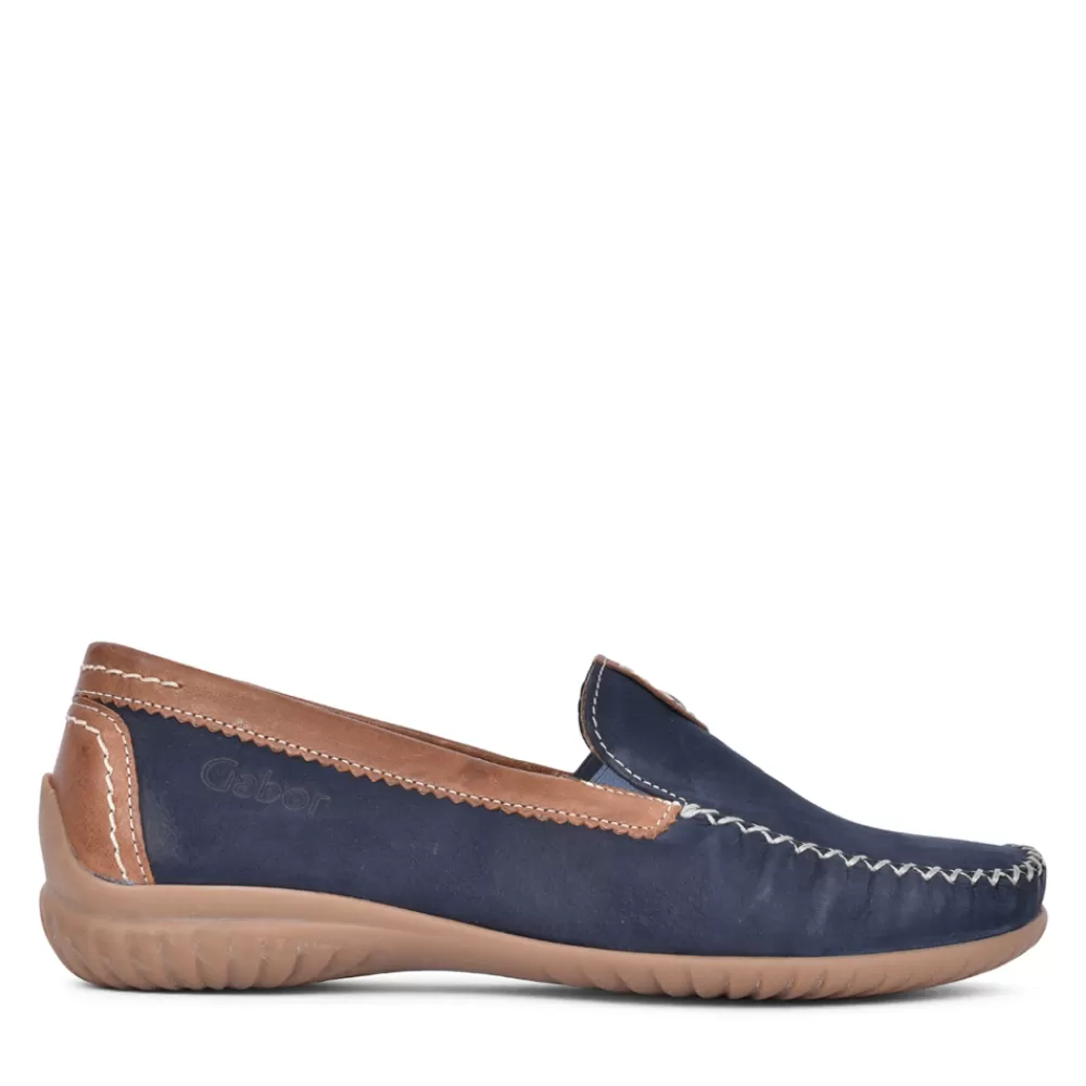 Ladies GABOR Ladies California 26.090 Slip On Shoe In Blue