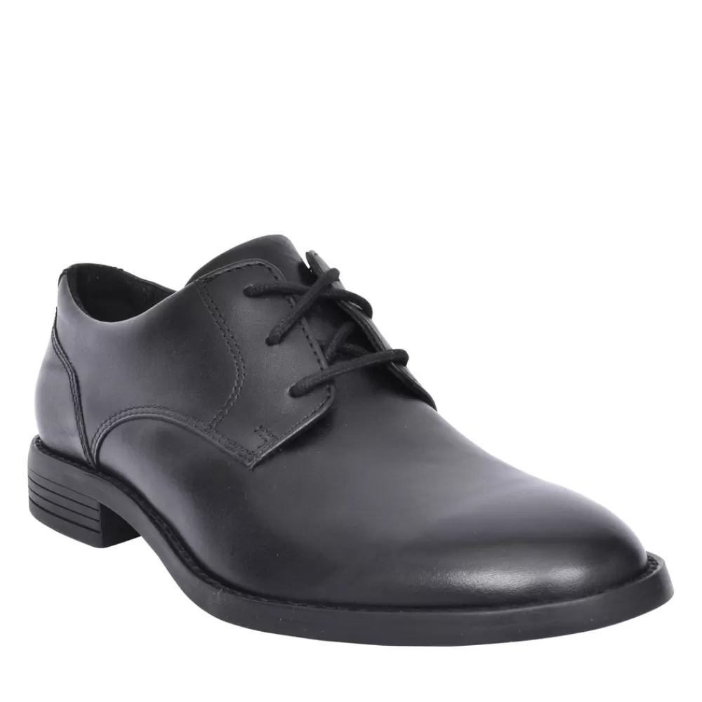 Ladies CLARKS Ladies Camzin Iris E-Fit Leather Shoe In Black