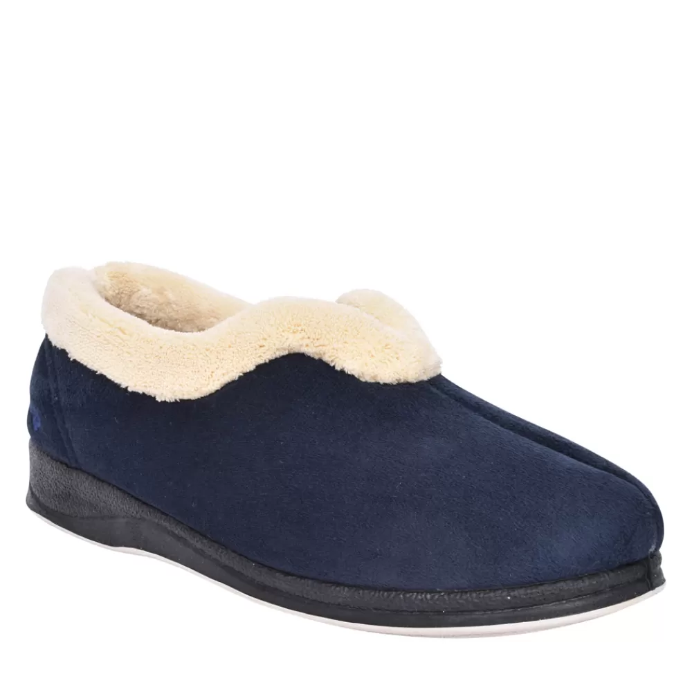 Ladies PADDERS Ladies Carmen 417 Wide Fit Slipper In Navy