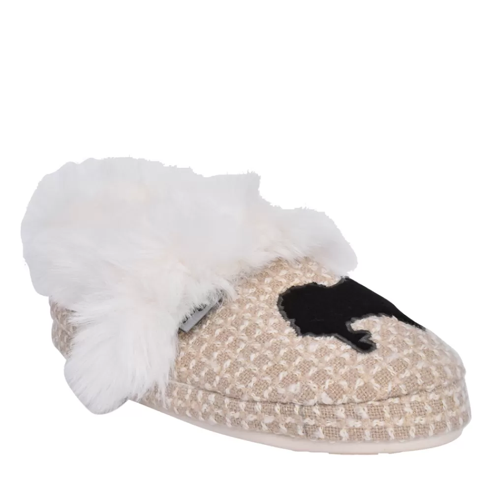 Ladies LAZY DOGZ Ladies Cookie Kld433 Slipper In Beige