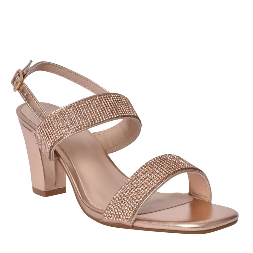 Ladies SORENTO Ladies Coppershill Heeled Sandal In Rose