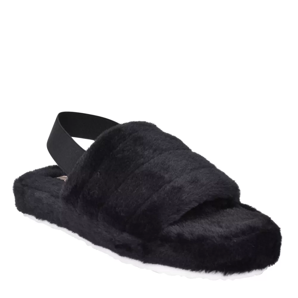 Ladies ELLA Ladies Darcy Open Toe Slipper In Black