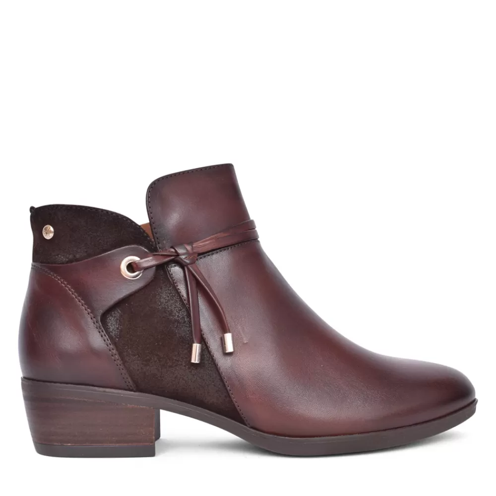 Ladies PIKOLINOS Ladies Daroca Ankle Boot In Burgandy
