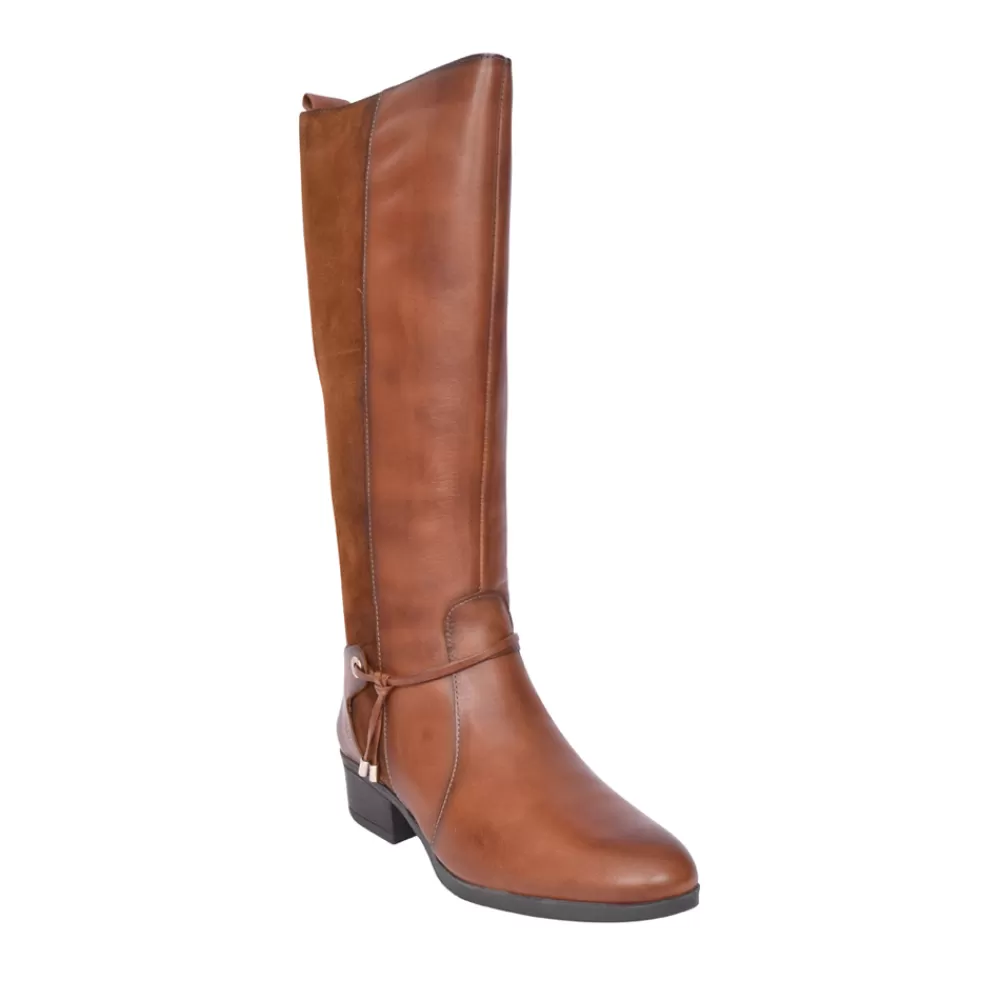 Ladies PIKOLINOS Ladies Daroca Long Leg Boot In Tan