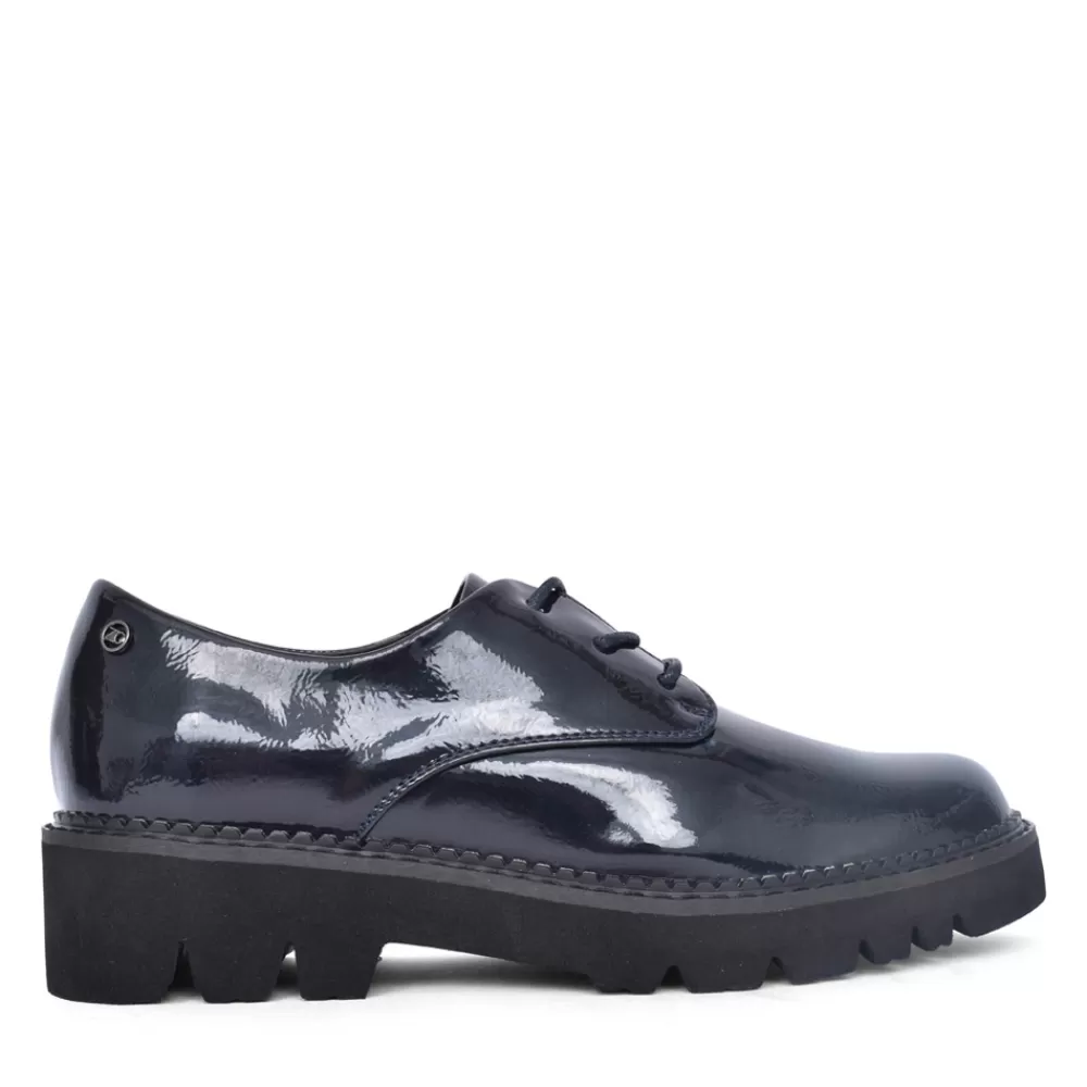 Ladies ZANNI & CO Ladies Dimona Laced Shoe In Navy