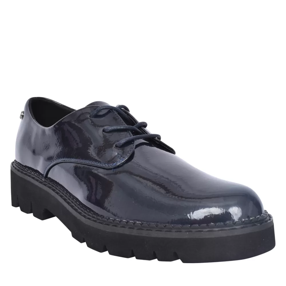 Ladies ZANNI & CO Ladies Dimona Laced Shoe In Navy
