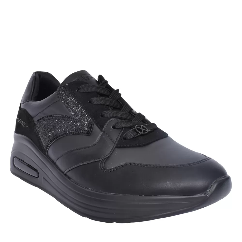 Ladies LLOYD & PRYCE Ladies Ehreske Laced Trainer In Black