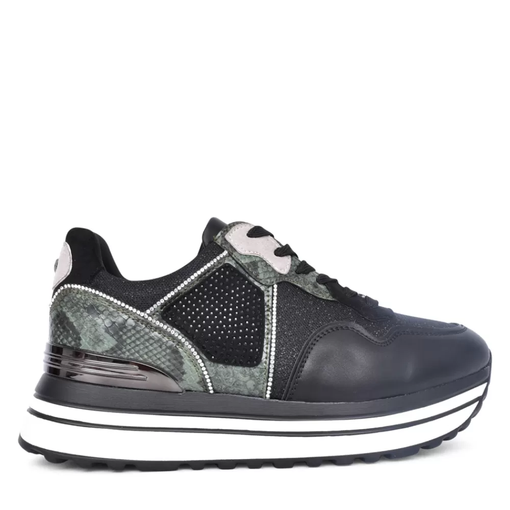 Ladies LLOYD & PRYCE Ladies Emba Laced Trainer In Green
