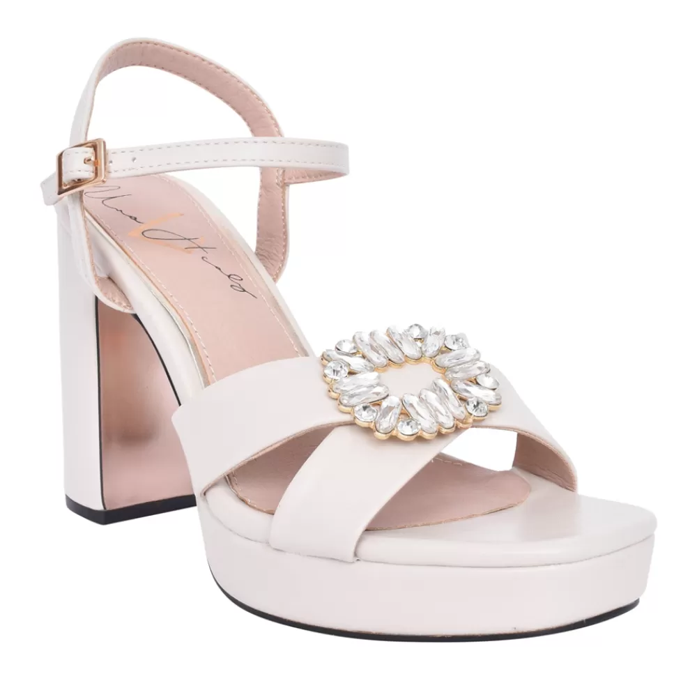 Ladies UNA HEALY Ladies Feels So Right Block Heel Sandal In Nude