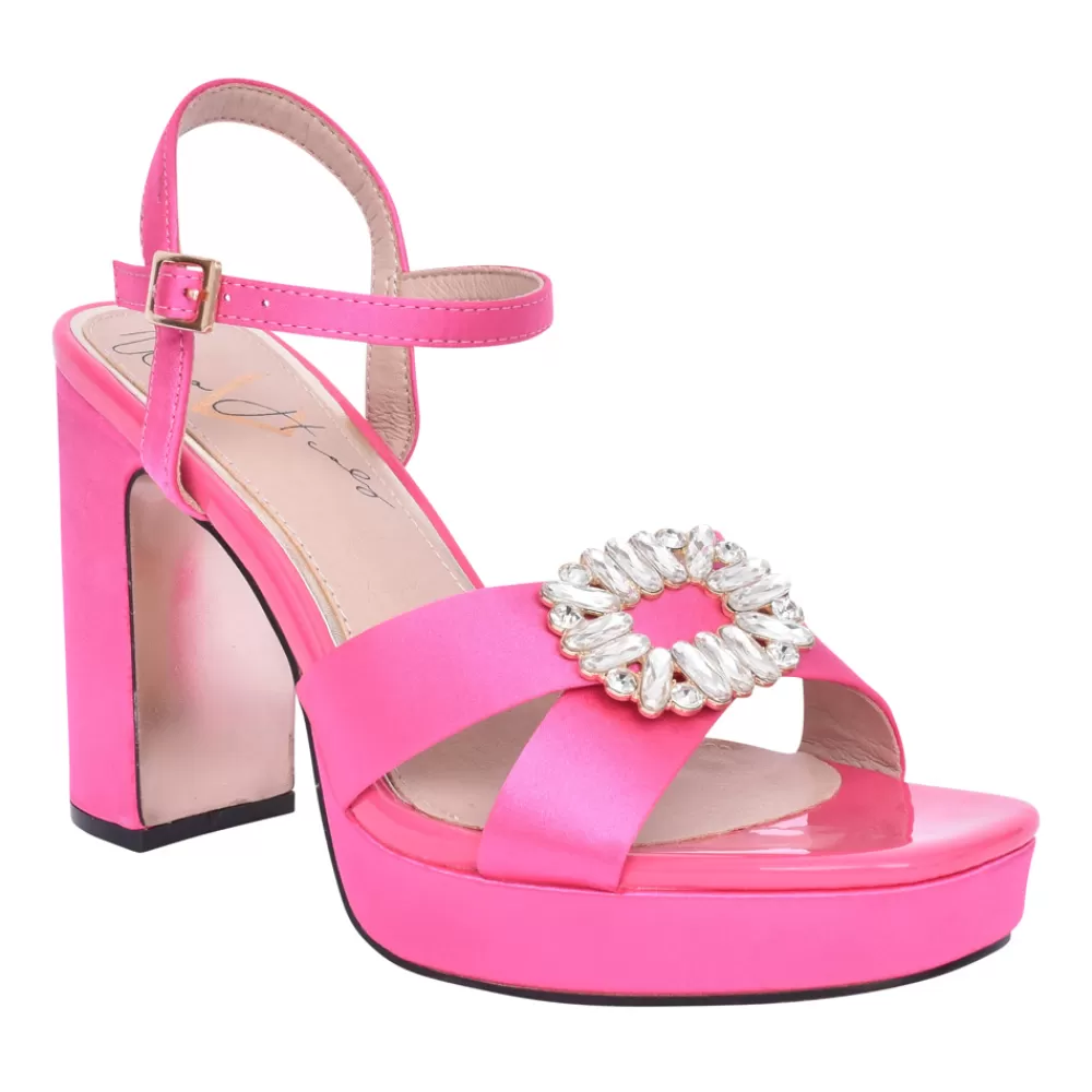 Ladies UNA HEALY Ladies Feels So Right Block Heel Sandal In Pink