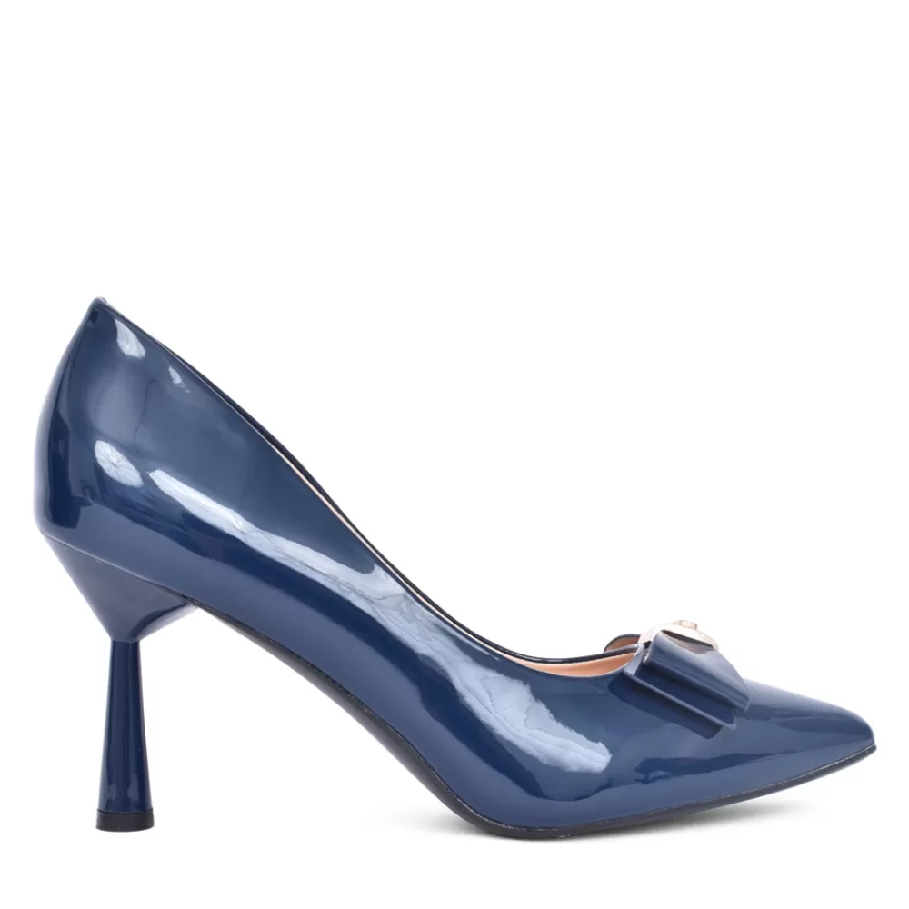 Ladies SORENTO Ladies Fitzwilton Court Shoe In Navy