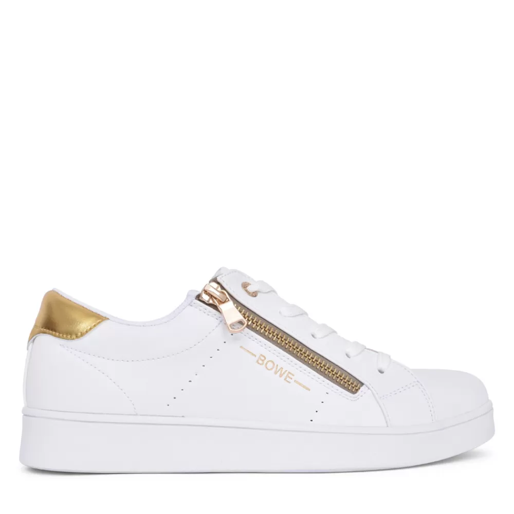 Ladies LLOYD & PRYCE Ladies Flucher Laced Trainer In White