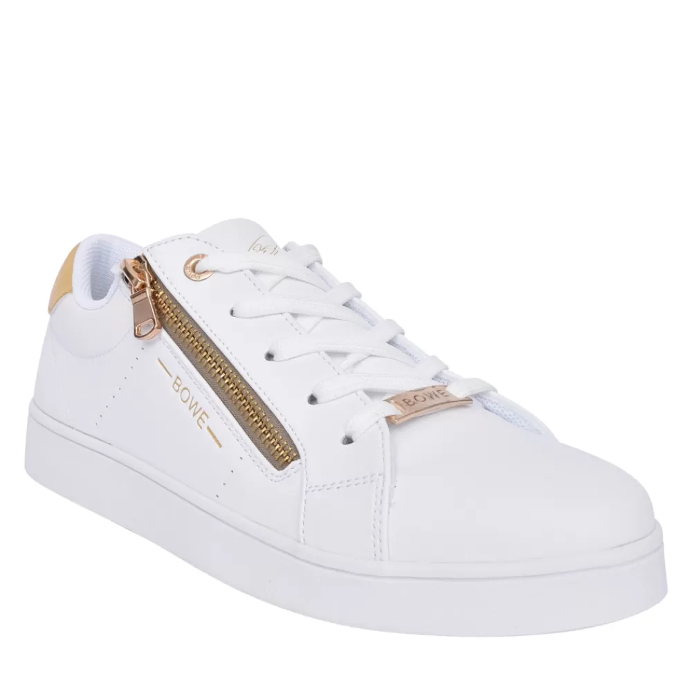 Ladies LLOYD & PRYCE Ladies Flucher Laced Trainer In White