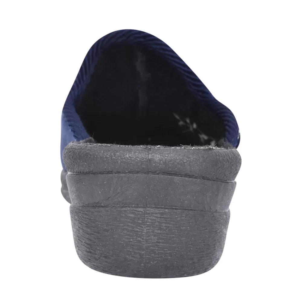 Ladies JO & JOE Ladies Helen Floral Mule Slipper In Navy