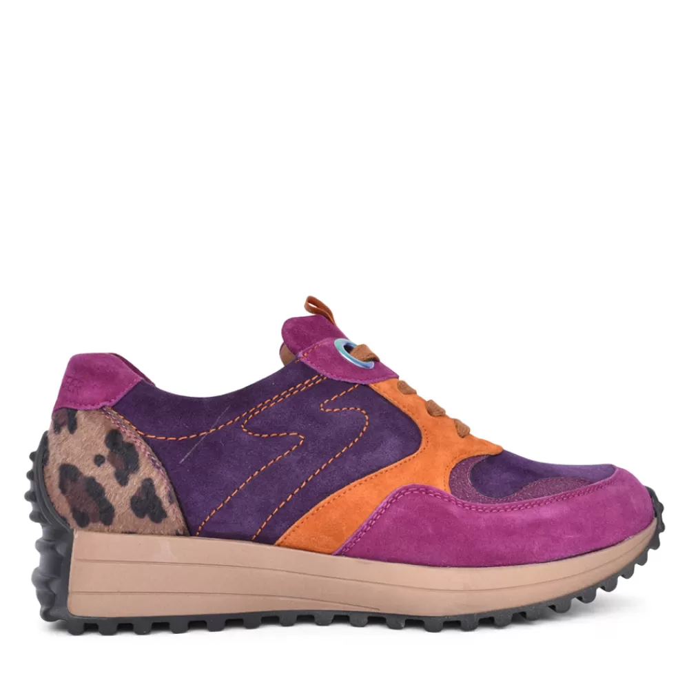 Ladies WALDLAUFER Ladies H-Pinky 797010 Trainer In Fuchsia
