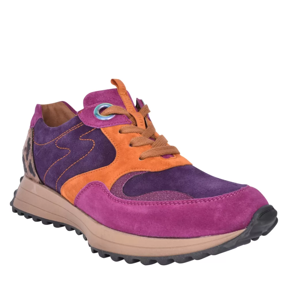Ladies WALDLAUFER Ladies H-Pinky 797010 Trainer In Fuchsia
