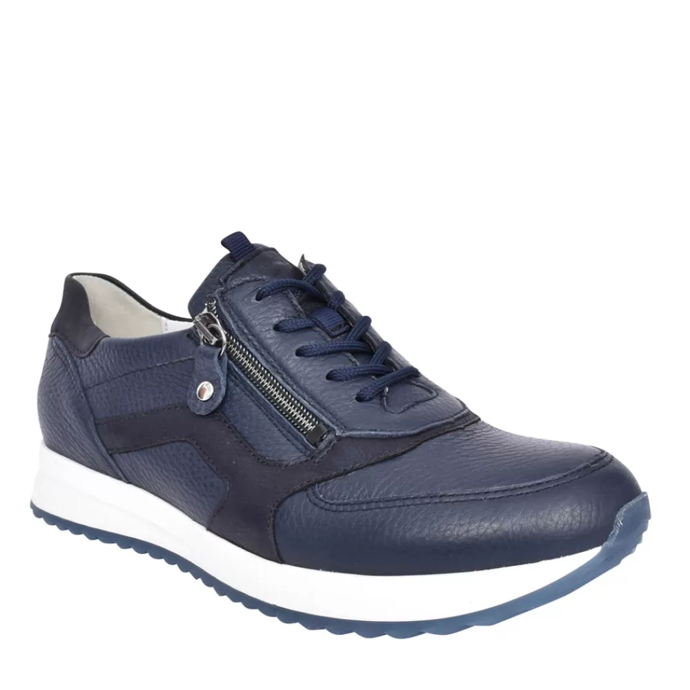 Ladies WALDLAUFER Ladies H-Vicky 752002 Trainer In Navy