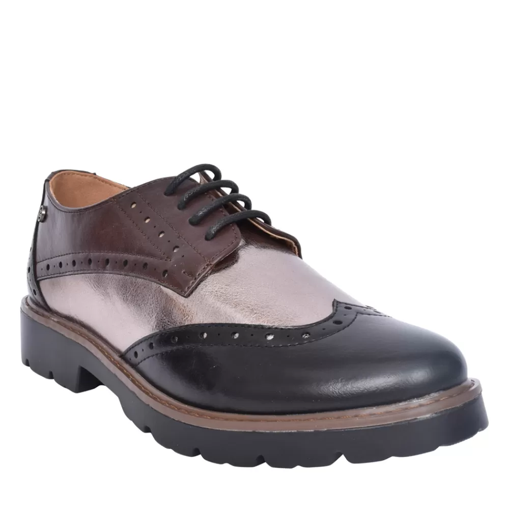 Ladies ZANNI & CO Ladies Isfaro Laced Brogue In Black Multi
