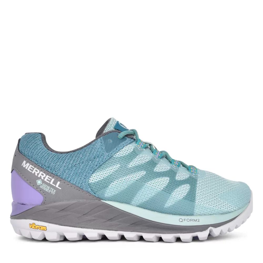Ladies MERRELL Ladies J067 Antora 2 Gtx Trainer In Aqua
