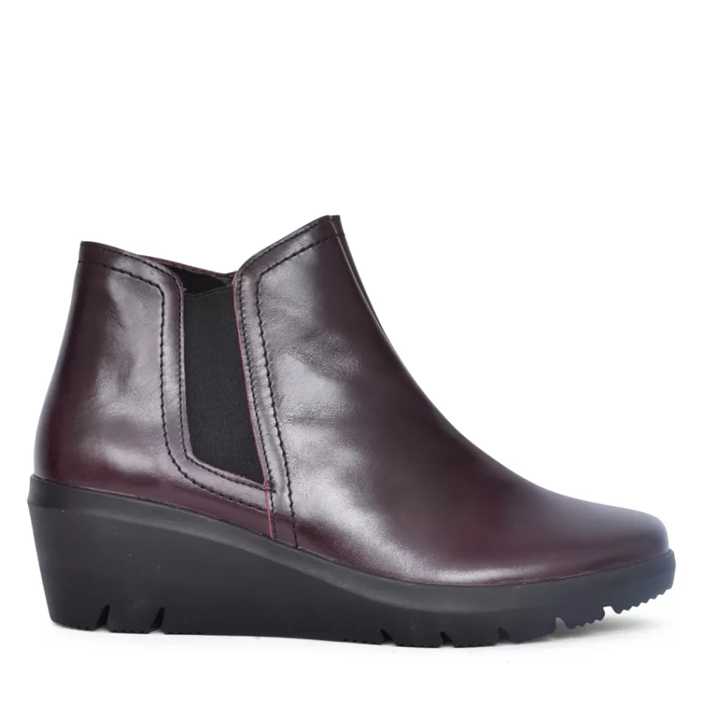 Ladies DUBARRY Ladies Jace Wedge Ankle Boot In Wine