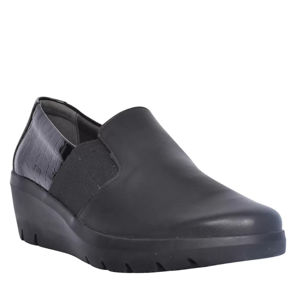 Ladies DUBARRY Ladies Joco Wedge Slip-On Shoe In Black