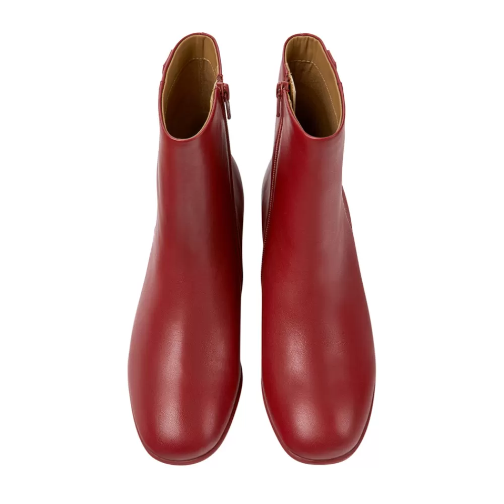 Ladies CAMPER Ladies Katie K400664Ankle Boot In Burgandy