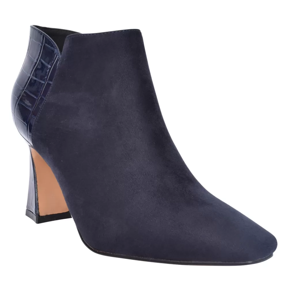 Ladies MODA IN PELLE Ladies Katriona High Heel Ankle Boot In Navy