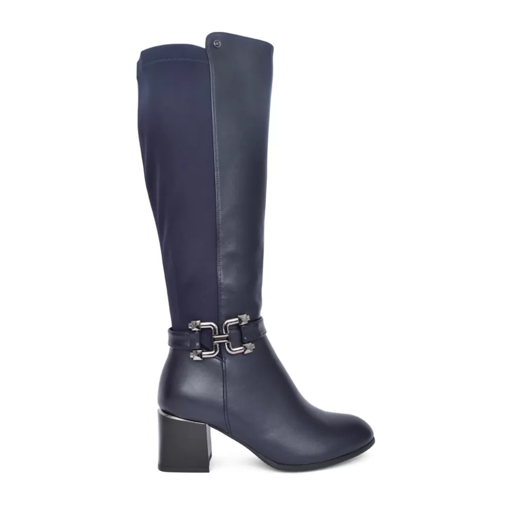 Ladies ZANNI & CO Ladies Kirdasa Long Leg Boot In Navy