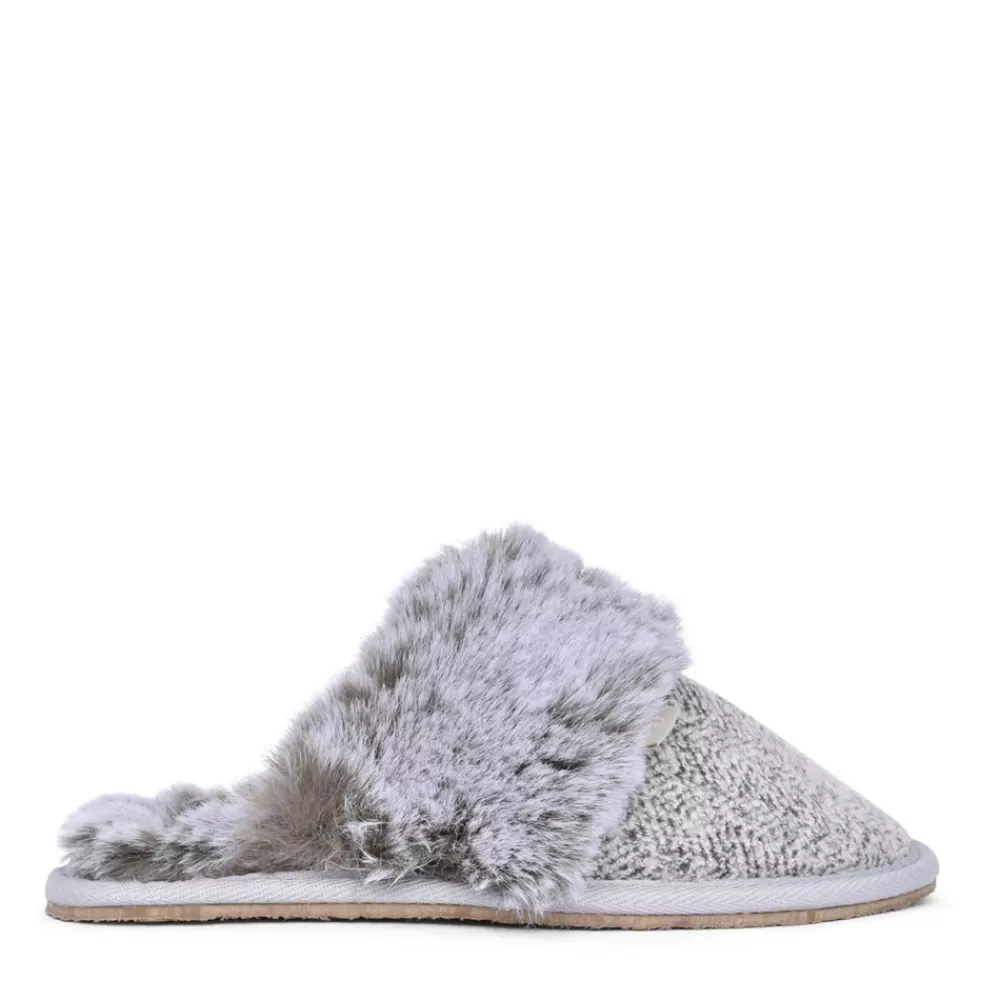 Ladies LAZY DOGZ Ladies Kld417 Dasher Mule Slipper In Grey
