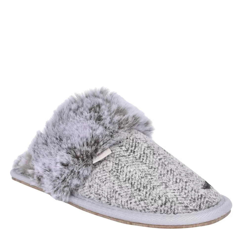 Ladies LAZY DOGZ Ladies Kld417 Dasher Mule Slipper In Grey