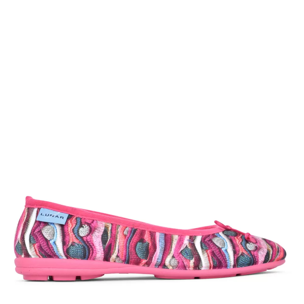 Ladies LUNAR Ladies Kyra Kla127 Pump Slipper In Pink