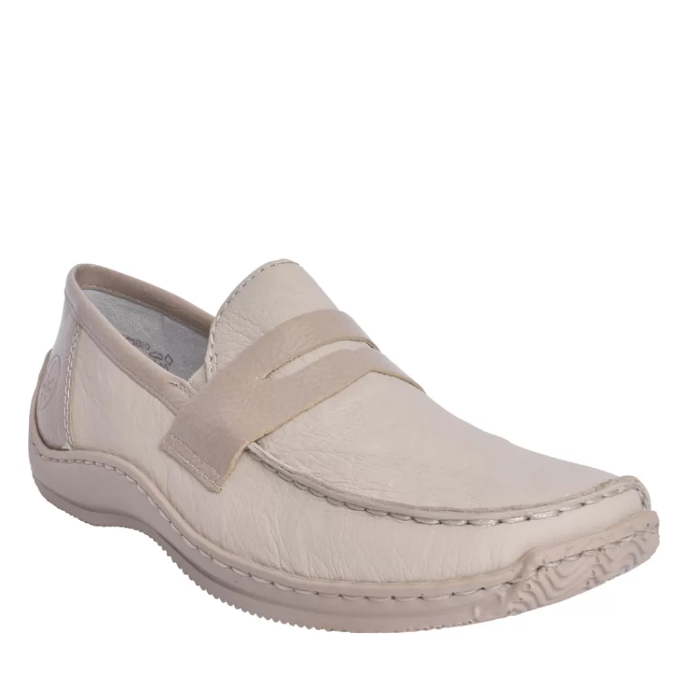 Ladies RIEKER Ladies L1752 Slip-On Shoe In Beige