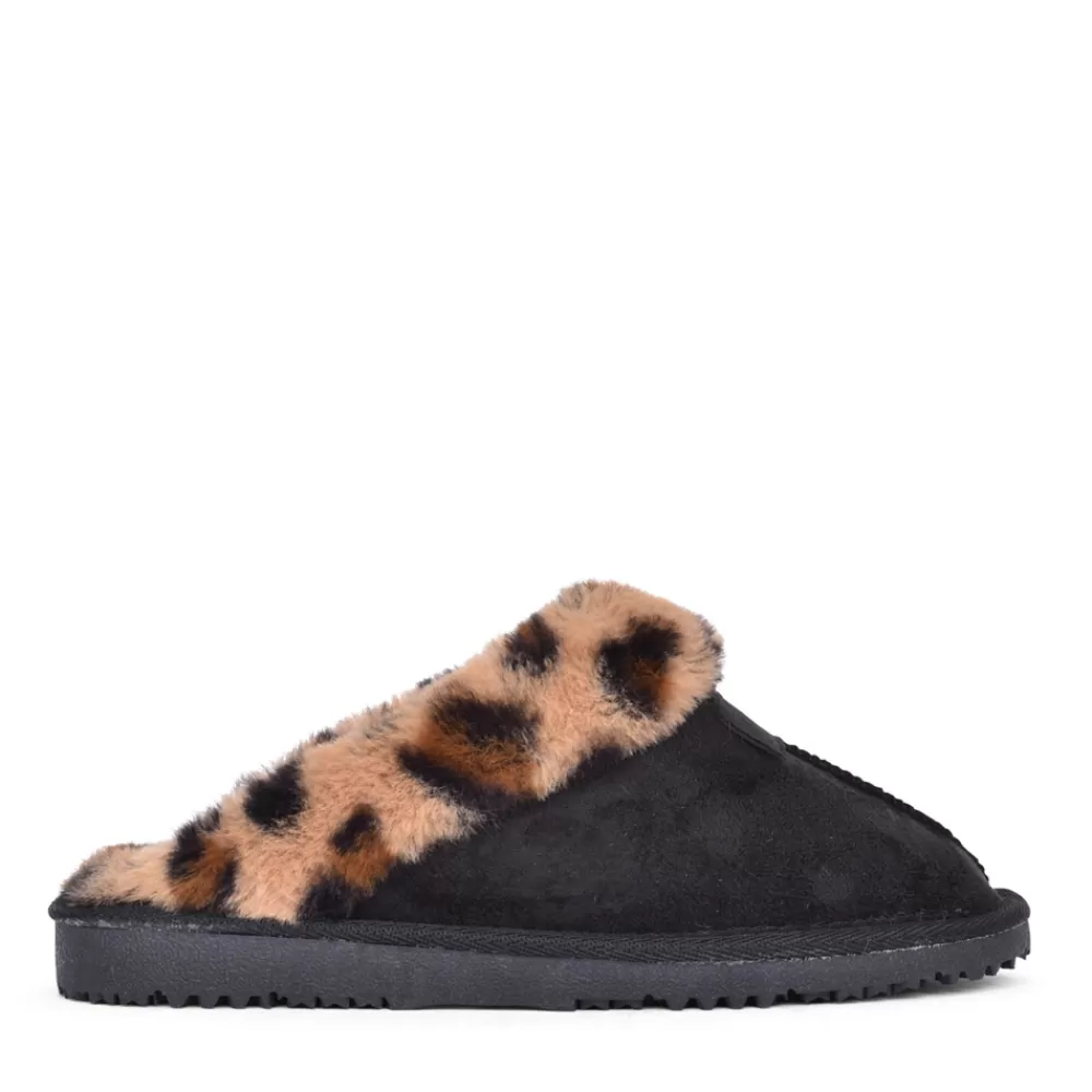 Ladies ELLA Ladies Lily Mule Slipper In Black