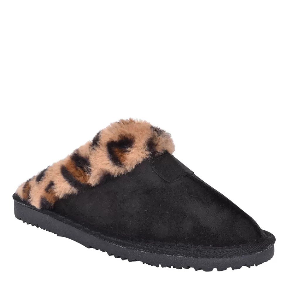 Ladies ELLA Ladies Lily Mule Slipper In Black