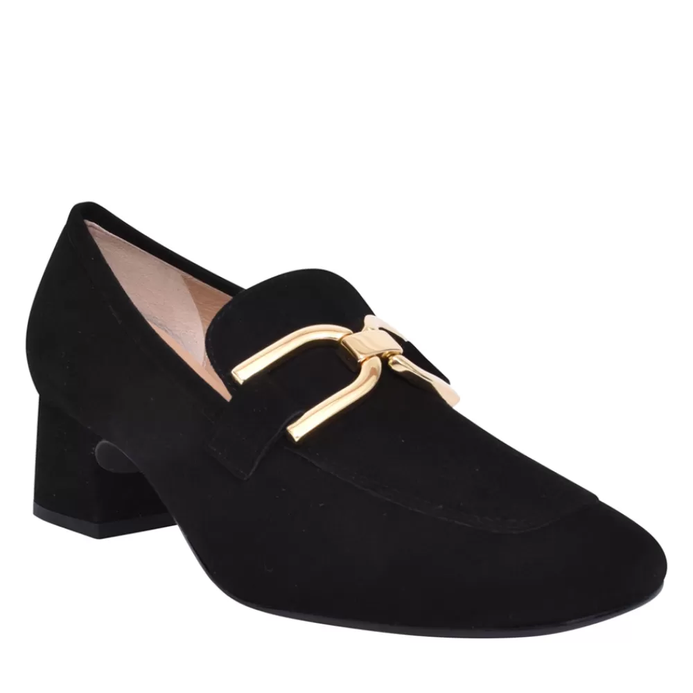 Ladies UNISA Ladies Losie Low Heel Loafer In Black