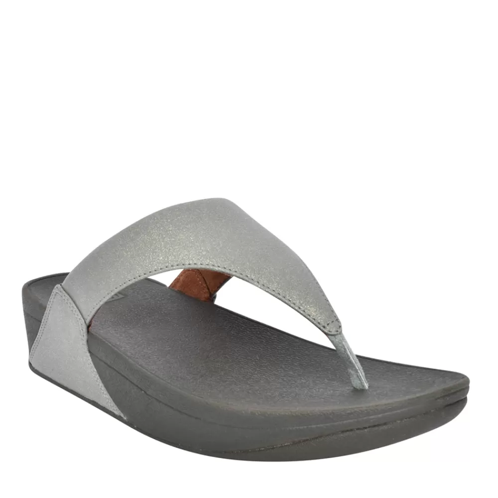 Ladies FITFLOP Ladies Lulu Eu9-919 Toe Post In Green
