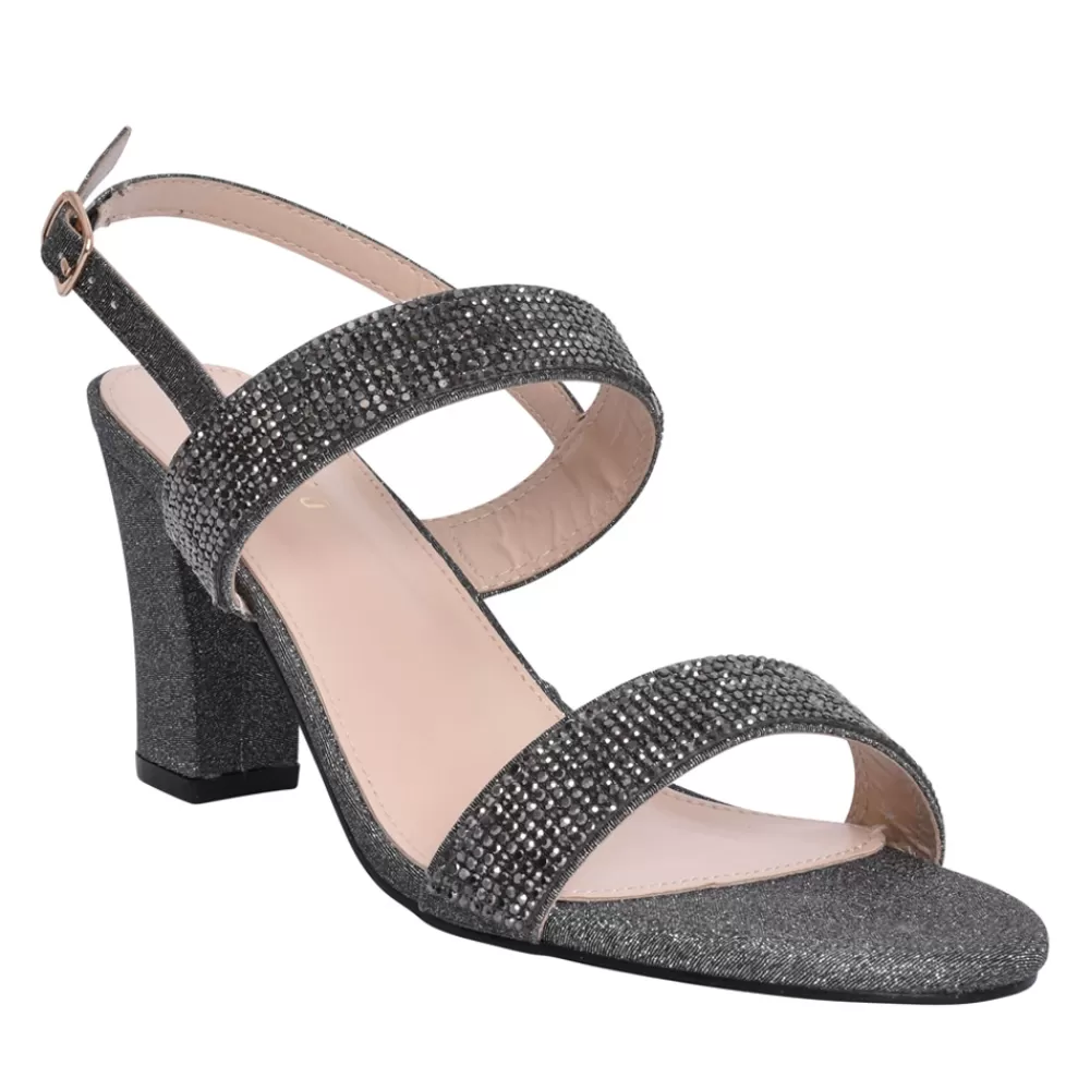 Ladies SORENTO Ladies Millhouse Block Heel Sandal In Pewter