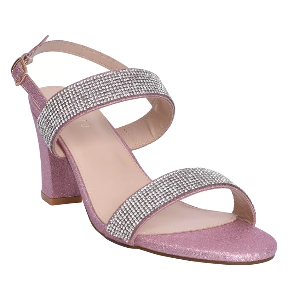 Ladies SORENTO Ladies Millhouse Block Heel Sandal In Pink