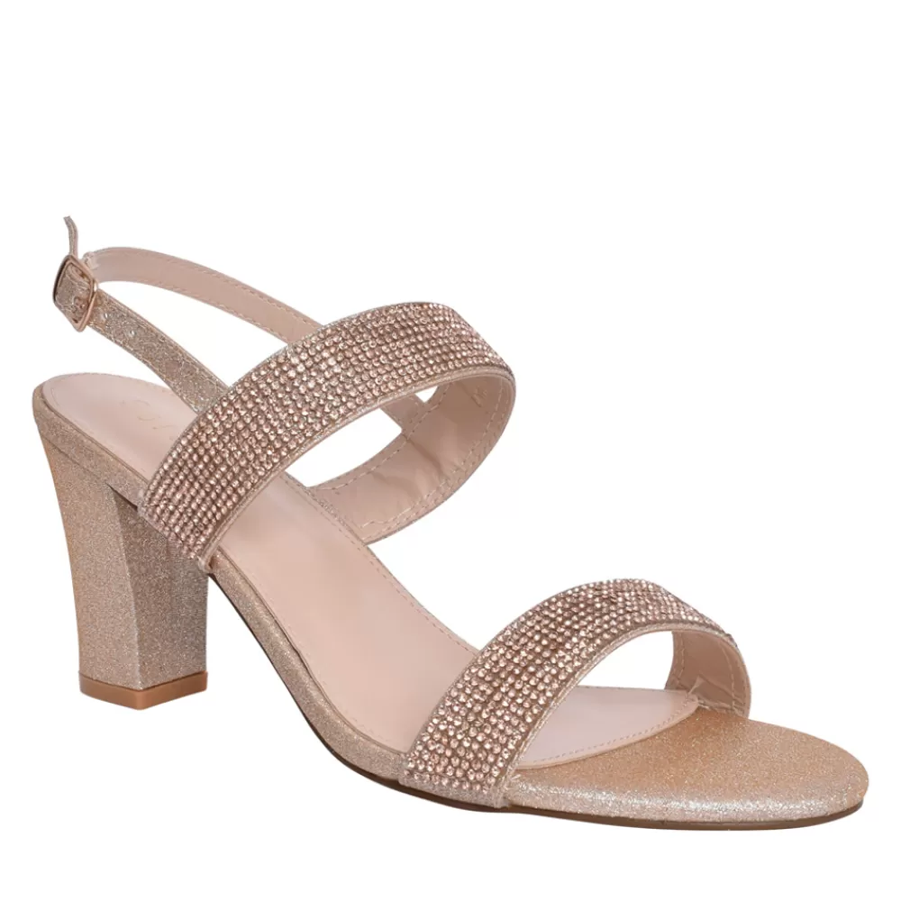 Ladies SORENTO Ladies Millhouse Block Heel Sandal In Rose