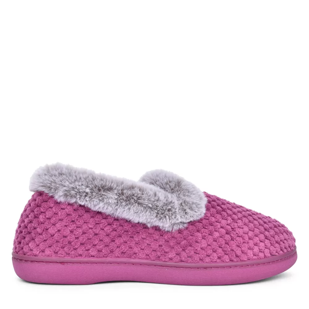 Ladies PADDERS Ladies Misha 3429 Wide Fit Slipper In Burgandy