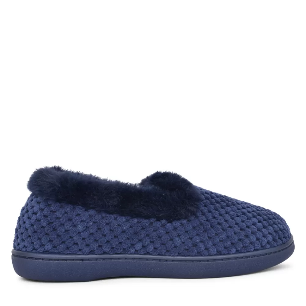 Ladies PADDERS Ladies Misha 3429 Wide Fit Slipper In Navy