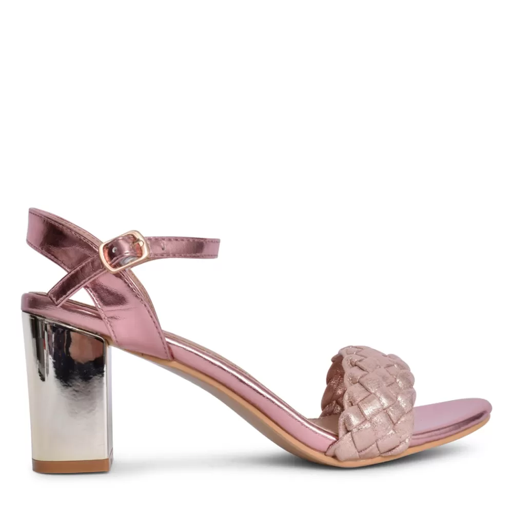Ladies SORENTO Ladies Moyvalley Block Heel Dress Sandal In Rose
