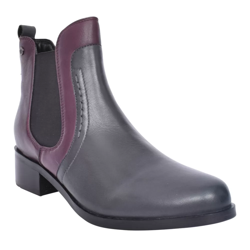 Ladies LOTUS Ladies Murphy Ulb343 Chelsea Boot In Grey