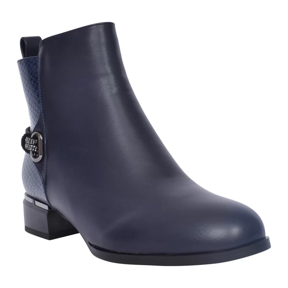 Ladies REDZ Ladies N3169 Ankle Boot In Navy