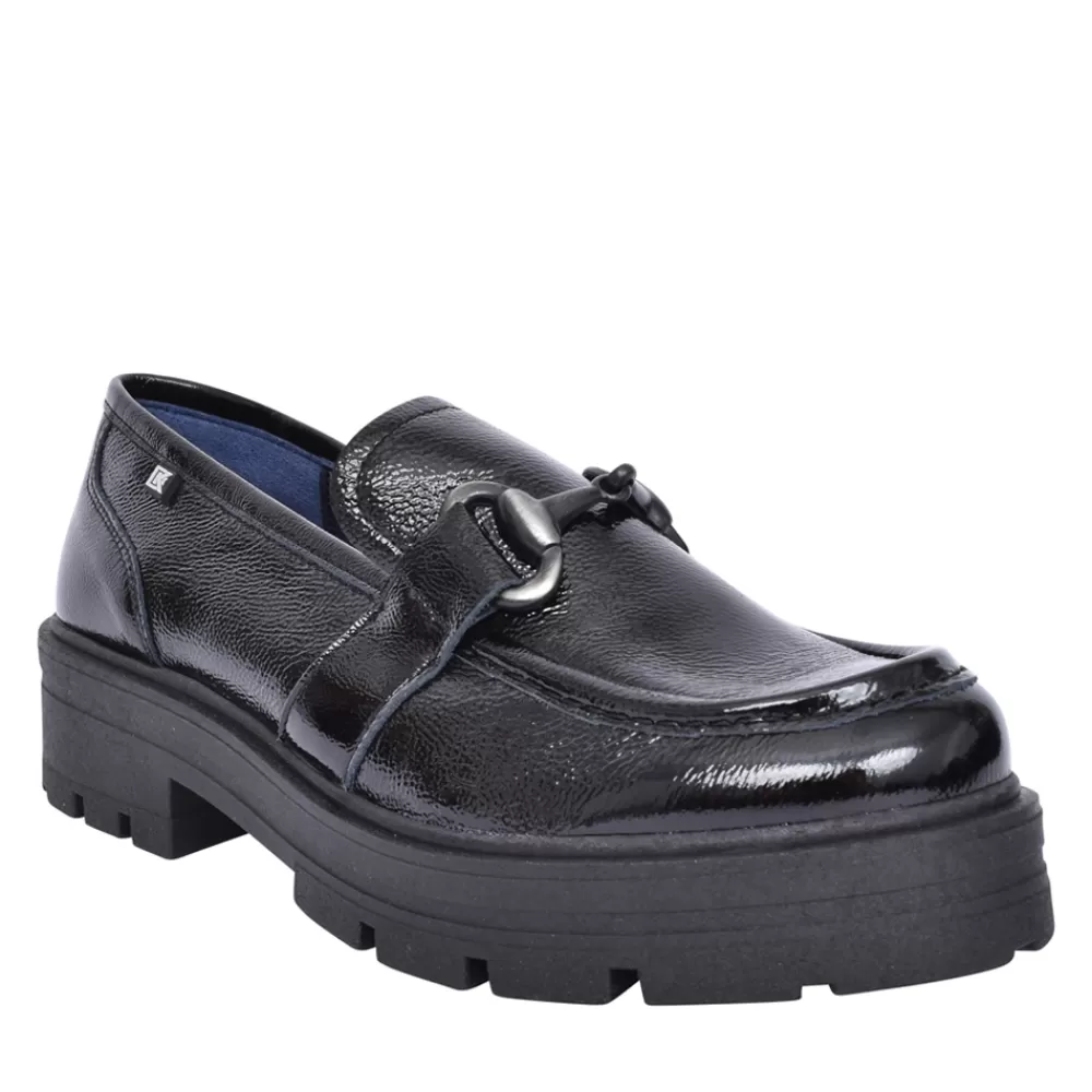 Ladies DORKING BY FLUCHOS Ladies Norte D8978 Slip-On Shoe In Black