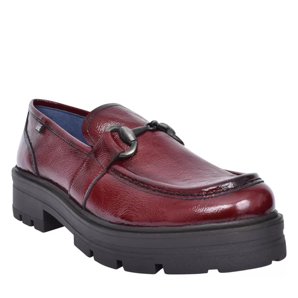 Ladies DORKING BY FLUCHOS Ladies Norte D8978 Slip-On Shoe In Wine
