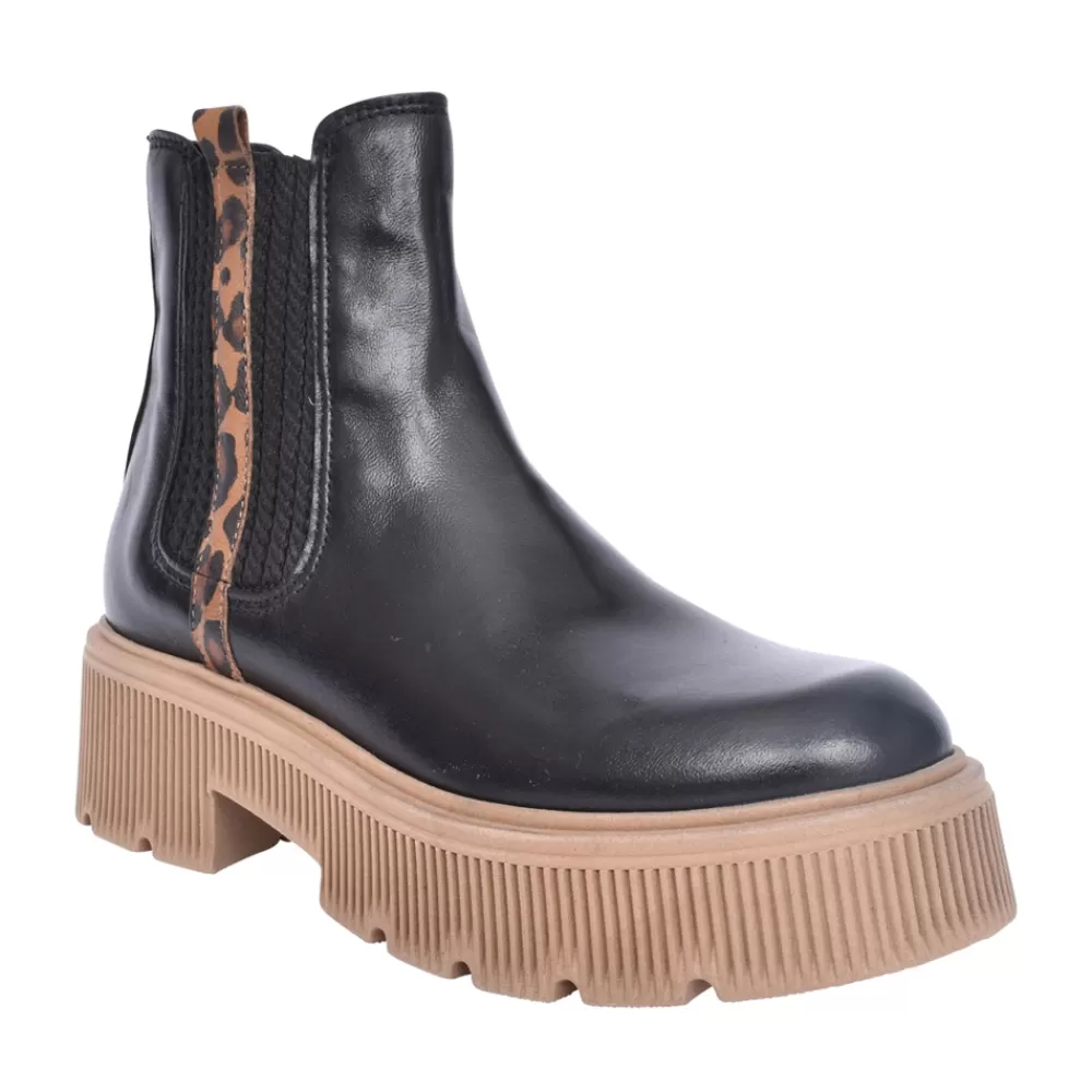Ladies MIJUS Ladies P72236 Ankle Boot In Leopard